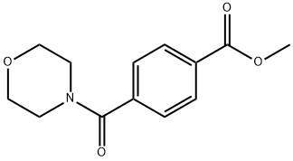 Methyl 4-[(Morpholin-4-yl)carbonyl]benzoate Struktur