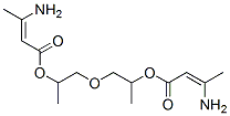 oxybis(methylethane-1,2-diyl) 3-amino-2-butenoate Struktur