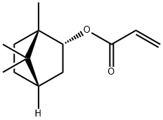 (1S-endo)-1,7,7-trimethylbicyclo[2.2.1]hept-2-yl acrylate Struktur