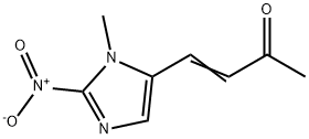 4-(1-Methyl-2-nitro-1H-imidazol-5-yl)-3-buten-2-one Struktur