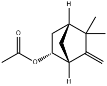 Bicyclo[2.2.1]heptan-2-ol, 5,5-dimethyl-6-methylene-, acetate, (1R,2R,4R)- (9CI) Struktur