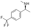 (S)-N-METHYL-1-[4-(TRIFLUOROMETHYL)PHENYL]ETHYLAMINE Struktur