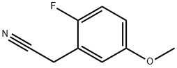 5-Methoxy-2-fluorobenzyl cyanide Struktur