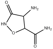 5-Isoxazolidinecarboxamide, 4-amino-3-oxo- (9CI) Struktur