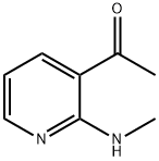 Ethanone, 1-[2-(methylamino)-3-pyridinyl]- (9CI) Struktur