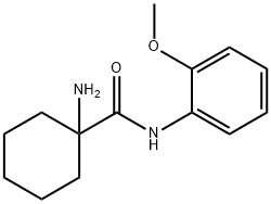 Cyclohexanecarboxamide, 1-amino-N-(2-methoxyphenyl)- (9CI) Struktur