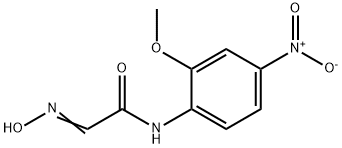 (2E)-2-(HYDROXYIMINO)-N-(2-METHOXY-4-NITROPHENYL)ACETAMIDE Struktur