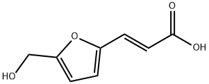 3-(5-HYDROXYMETHYL-FURAN-2-YL)-ACRYLIC ACID Struktur