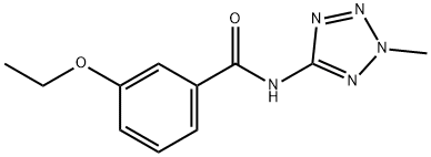 Benzamide, 3-ethoxy-N-(2-methyl-2H-tetrazol-5-yl)- (9CI) Struktur