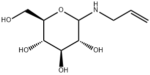 D-Glucopyranosylamine, N-2-propenyl- (9CI) Struktur