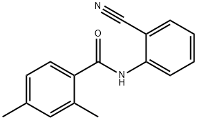 Benzamide, N-(2-cyanophenyl)-2,4-dimethyl- (9CI) Struktur