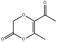 1,4-Dioxin-2(3H)-one, 5-acetyl-6-methyl- (9CI) Struktur