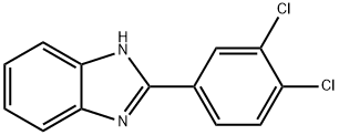 2-(3,4-Dichlorophenyl)-1H-benzimidazole Struktur