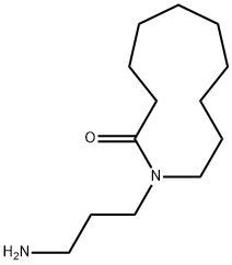 1-(3-Aminopropyl)azacycloundecan-2-one Struktur