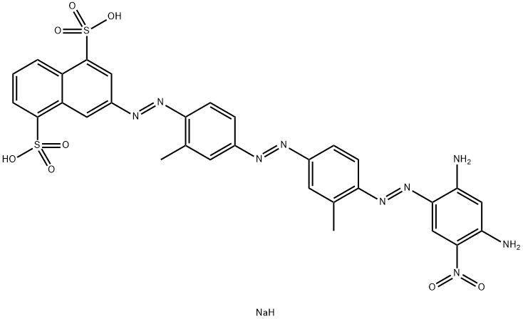 Dinatrium-3-[[4-[[4-[(2,4-diamino-5-nitrophenyl)azo]-m-tolyl]azo]-o-tolyl]azo]naphthalin-1,5-disulfonat