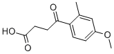 4-(4-METHOXY-2-METHYL-PHENYL)-4-OXO-BUTYRIC ACID Struktur