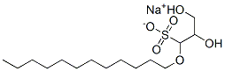 SODIUMLAURYLGLYCERYLETHERSULPHONATE Struktur