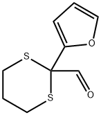 2-(2-furyl)-1,3-dithiane-2-carbaldehyde Struktur