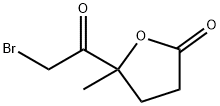 2(3H)-Furanone, 5-(bromoacetyl)dihydro-5-methyl- (9CI) Struktur