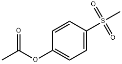 4-ACETOXYPHENYL METHYL SULFONE Struktur