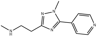 N,N-Dimethyl-5-(4-pyridinyl)-4H-1,2,4-triazole-3-ethanamine Struktur