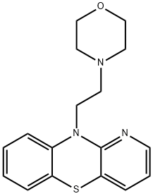 10-(2-Morpholinoethyl)-10H-pyrido[3,2-b][1,4]benzothiazine Struktur