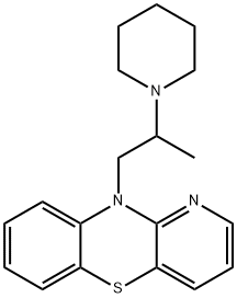 10-(2-Piperidinopropyl)-10H-pyrido[3,2-b][1,4]benzothiazine Struktur