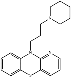 10-(3-Piperidinopropyl)-10H-pyrido[3,2-b][1,4]benzothiazine Struktur