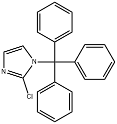 2-Chloro-1-trityl-1H-imidazole Struktur