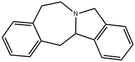 7,8,13,13a-Tetrahydro-5H-isoindolo[1,2-b][3]benzazepine Struktur