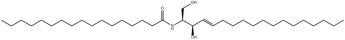 N-Heptadecanoyl-D-erythro-sphingosine Struktur