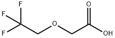 (2,2,2-trifluoroethoxy)acetic acid Struktur