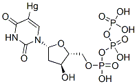 5-mercurideoxyuridine triphosphate Struktur