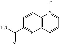 1,5-Naphthyridine-2-carboxamide,  5-oxide Struktur