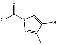 1H-Pyrazole-1-carbonyl chloride, 4-chloro-3-methyl- (9CI) Struktur