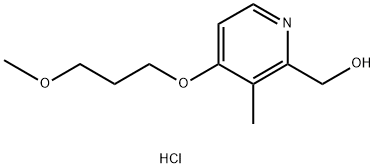 [4-(3-Methyoxypropoxy)-3-methyl-2-pyridinyl]methanol hydrochloride Structure