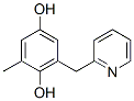 1,4-Benzenediol, 2-methyl-6-(2-pyridinylmethyl)- (9CI) Struktur