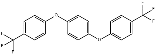 1,4-bis[4-(trifluoromethyl)phenoxy]benzene Struktur