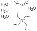 TETRAETHYLAMMONIUM ACETATE TETRAHYDRATE, 99 Struktur