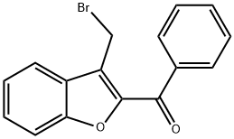 [3-(BROMOMETHYL)-1-BENZOFURAN-2-YL](PHENYL)METHANONE Struktur