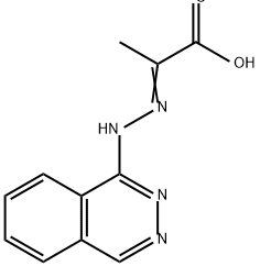 hydralazine pyruvic acid hydrazone Struktur