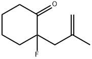 Cyclohexanone,  2-fluoro-2-(2-methyl-2-propenyl)-  (9CI) Struktur