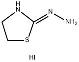 2-hydrazino-4,5-dihydro-1,3-thiazole hydroiodide Struktur