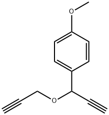 Benzene, 1-methoxy-4-[1-(2-propynyloxy)-2-propynyl]- (9CI) Struktur