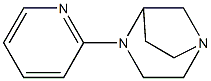 1,4-Diazabicyclo[3.2.1]octane,4-(2-pyridinyl)-,(+)-(9CI) Struktur