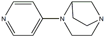 1,4-Diazabicyclo[3.2.1]octane,4-(4-pyridinyl)-,(-)-(9CI) Struktur