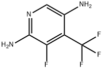 2,5-Diamino-3-fluoro-4-(trifluoromethyl)pyridine, 95+% Struktur