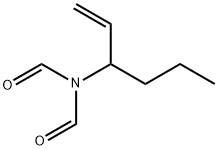 Formamide, N-(1-ethenylbutyl)-N-formyl- (9CI) Struktur