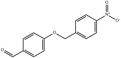 4-(4-硝基苯甲氧基)苯甲醛 結(jié)構(gòu)式