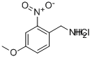 4-METHOXY-2-NITROBENZYLAMINE Hydrochloride Struktur